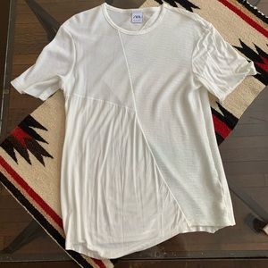 Zara White Tee